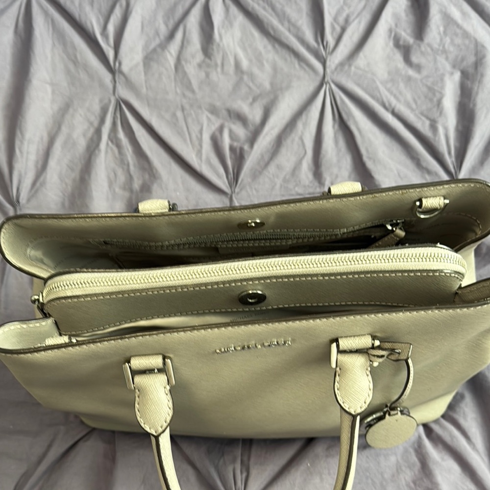 Michael Kors Gray Satchel Bag - Picture 6 of 8